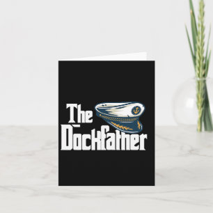 Kapten för Dockfather Funny Boating Fishing Boat P Kort