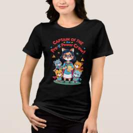 Kapten för förskolekraftlaget t shirt