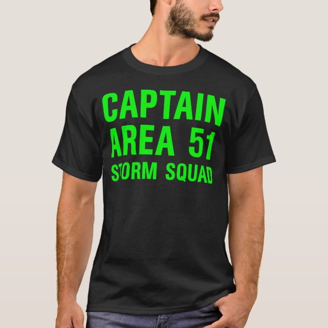 Kapten för stormområde 51 t shirt (Framsida)