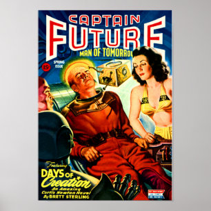 Kapten Future - Days of Creation Poster