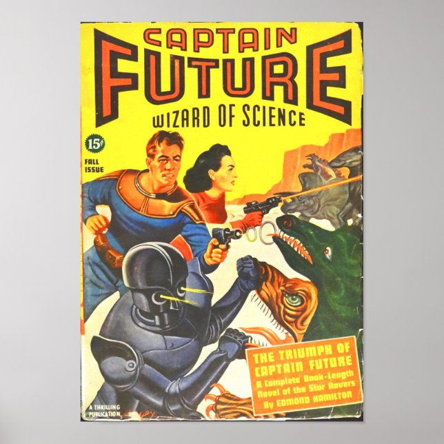 Kapten Future - The Triumph of Kapten Future Poster (Framsidan)