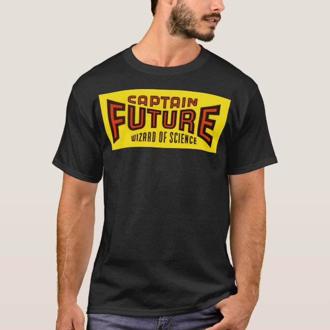 Kapten Future Wizard of Science Manar-Shirt T Shirt (Framsida)