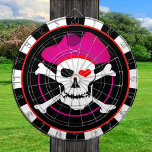 Kapten Grace Dartboard & Pirater Flagga, Skullspel Darttavla<br><div class="desc">Kapten Grace,  Pirater flagga med skalle och korsade ben och bar kaptenhatt. Gå ombord.</div>