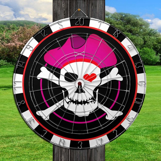 Kapten Grace Dartboard & Pirater Flagga, Skullspel Darttavla (Skapare uppladdad)