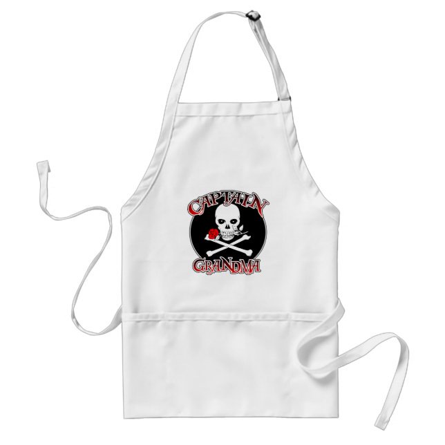 Kapten Grandma Apron Förkläde (Framsidan)