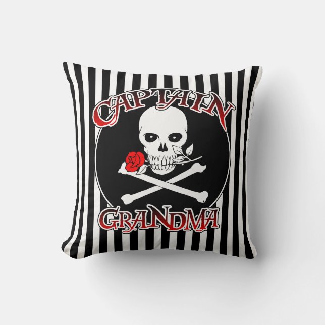 Kapten Grandma Dekorativ kudde (Framsida)