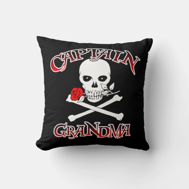 Kapten Grandma Dekorativ kudde (Framsida)