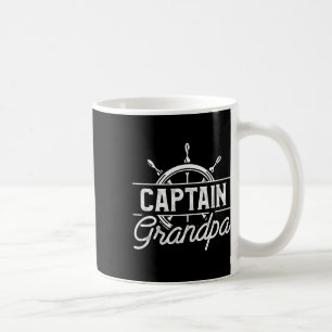 Kapten Grandpa Funny Boating Sailing Quote for Gr Kaffemugg