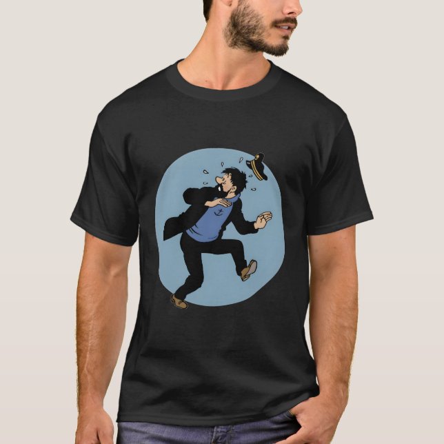 Kapten Haddock - Tin-Tin Äventyr T Shirt (Framsida)