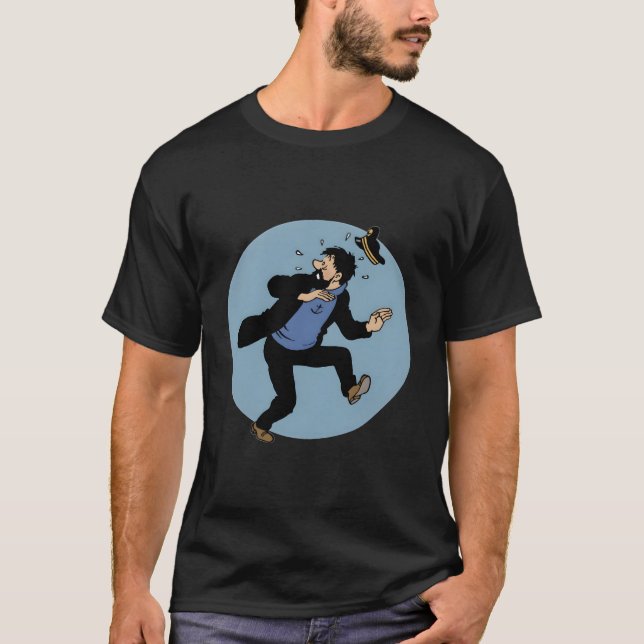 Kapten Haddock - Tin-Tin Äventyr T Shirt (Framsida)