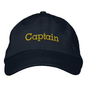 Kapten Hat Broderad Keps