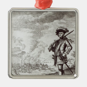 Kapten Henry Morgan på säcken Julgransprydnad Metall