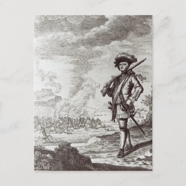 Kapten Henry Morgan vid sätet Vykort (Framsida)