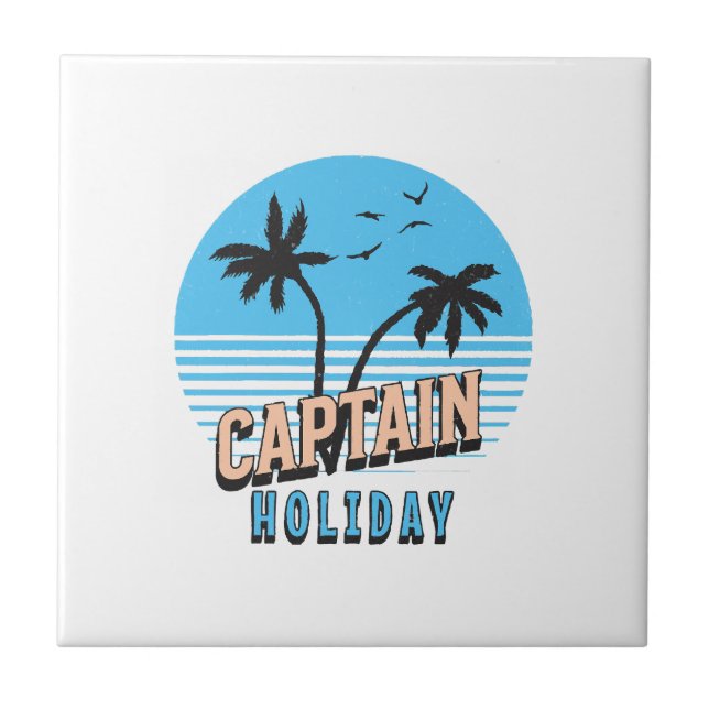 Kapten Holiday Kakelplatta (Framsidan)