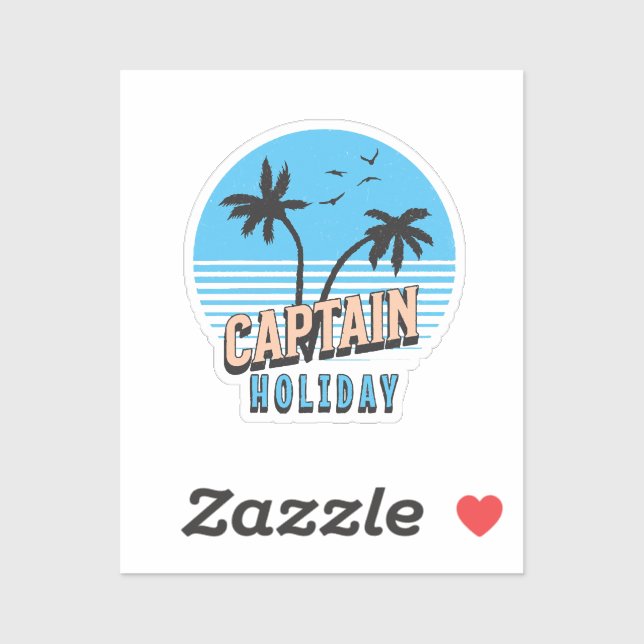 Kapten Holiday Klistermärken (Ark)