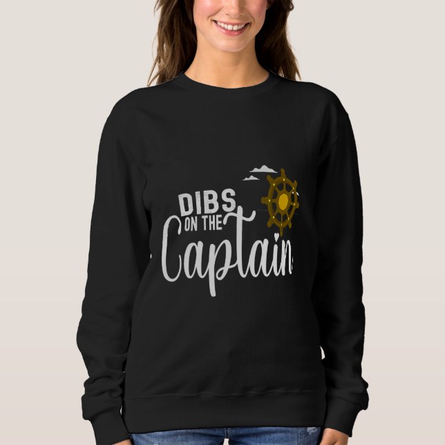 Kapten Hustru Dibs På Kapten 4 T Shirt (Framsida)