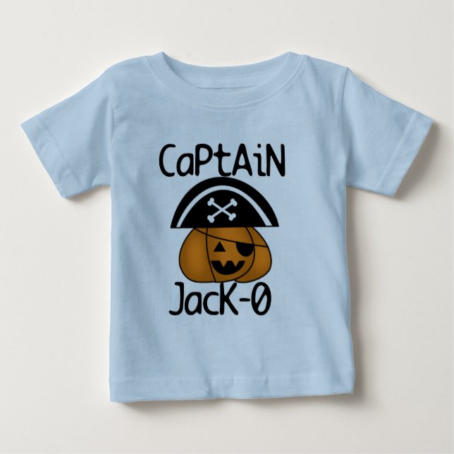 Kapten Jack=O Halloween-skjortor och presenter Tee Shirt (Framsida)