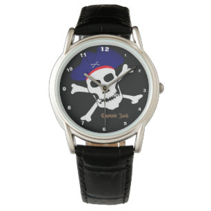 Kapten Jack & Pirater Flagga, Skull/Boat mode Armbandsur