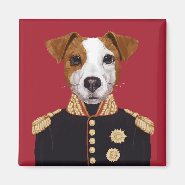 Kapten Jack Russell Magnet (Framsidan)
