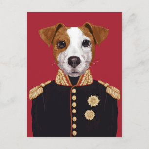 Kapten Jack Russell Vykort