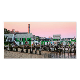 Kapten Jacks Wharf - Provincetown, MORSA Fototryck