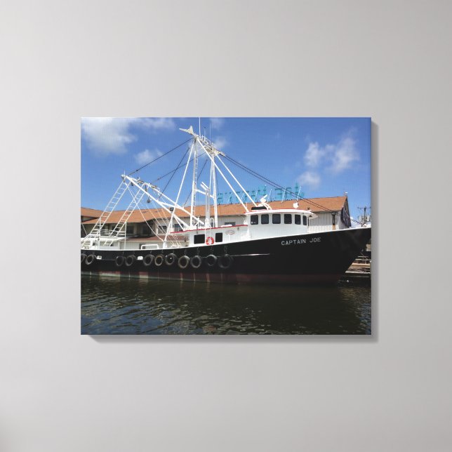 Kapten Joe Canvastryck (Framsida)