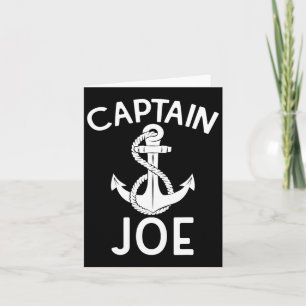Kapten Joe Frakt Yacht Boating Anchor Boat Kort