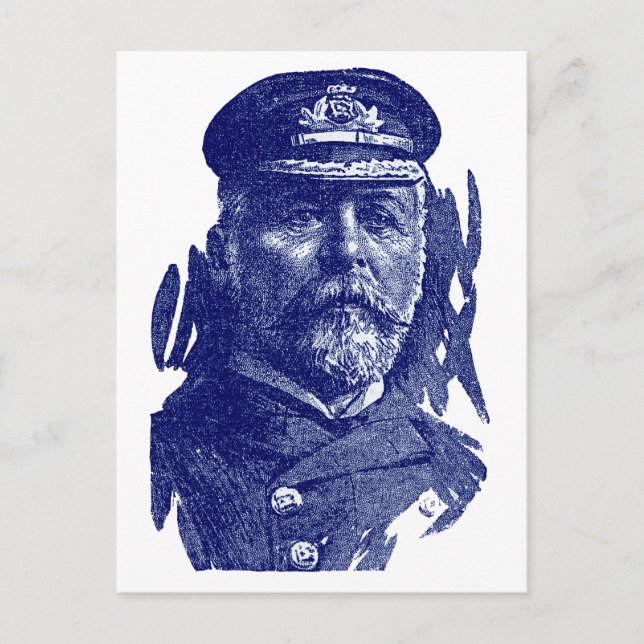 Kapten John Smith, HMS Titanic Vykort (Framsida)