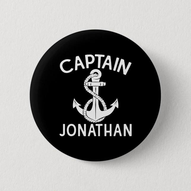 Kapten Jonathan Båt Ankar Yacht Båttur Fartyg  Knapp (Framsida)