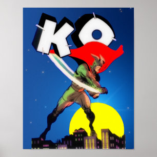 Kapten K.O. Poster