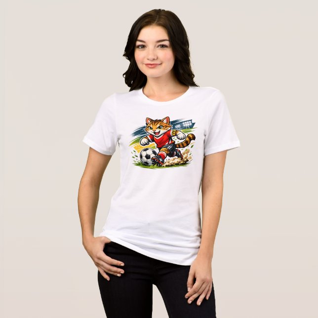 Kapten Katt: Fotbollssprinten T Shirt (Framsida Full)