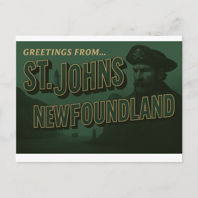 Kapten Kelly - St. John's, Newfoundland vykort (Framsida)
