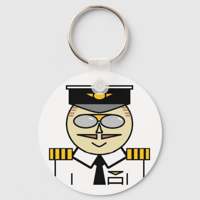 Kapten Keychain Nyckelring (Framsida)