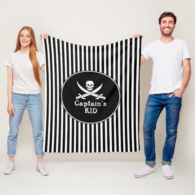 Kapten Kid Fleecefilt (På plats)