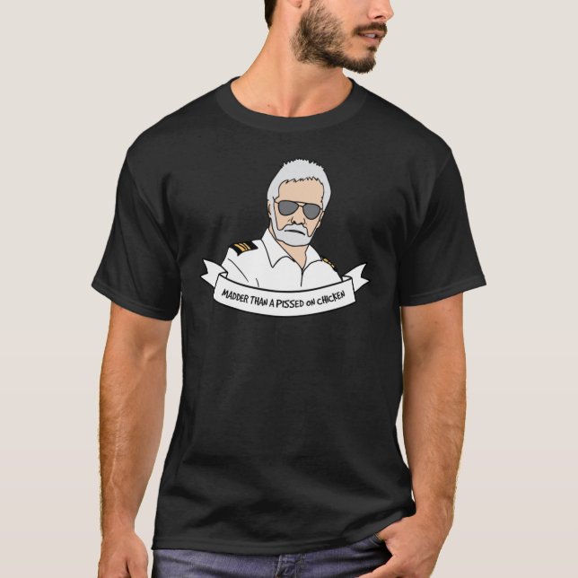 Kapten Lee under Deck Classic T-Shirt (Framsida)