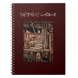Kapten logbook anteckningsbok