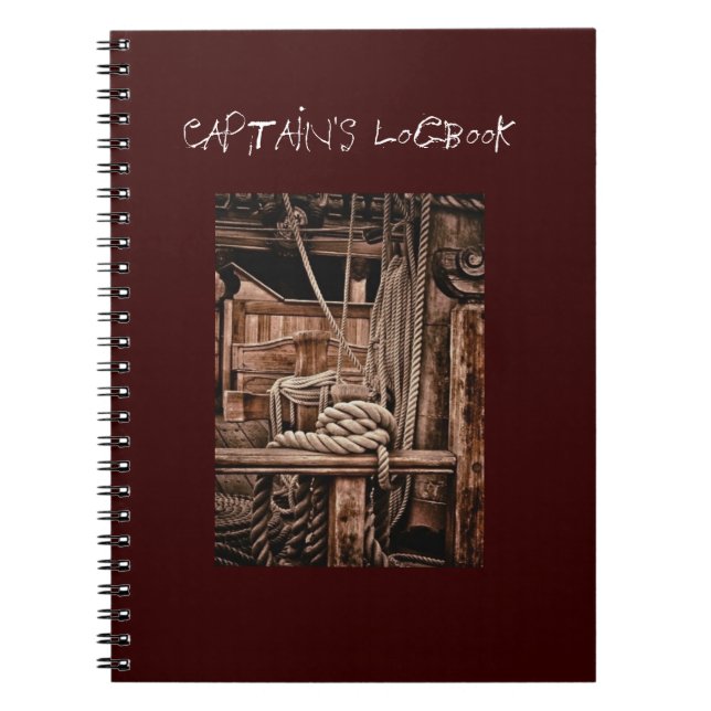 Kapten logbook anteckningsbok (Framsidan)