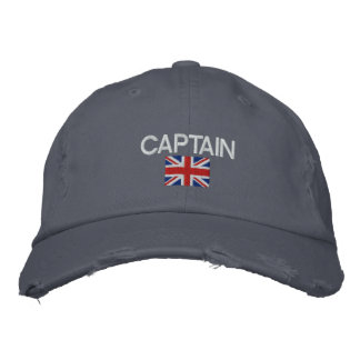 Kapten Logotyp Union Jack Sailing Broderad Keps