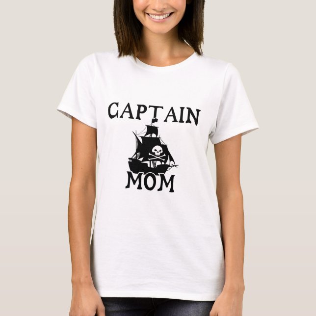Kapten Mamma Dam T-Shirt (Framsida)