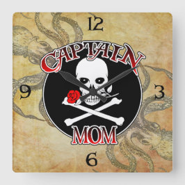 Kapten Mamma - Införd av djupet Fyrkantig Klocka