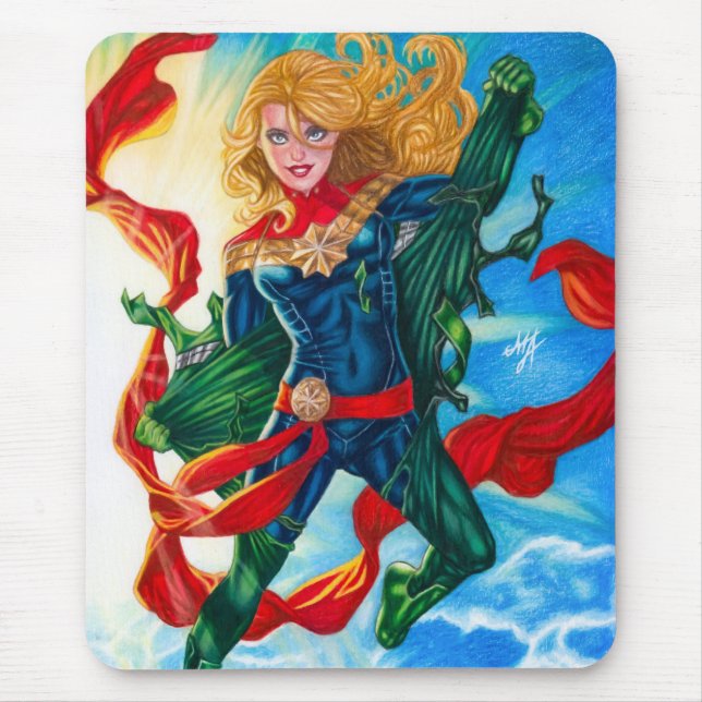 Kapten Marvel ~ Carol Danvers Musmatta (Framsidan)