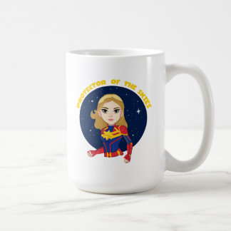 Kapten Marvel| Skydd av Himlar-Tecknaden Kaffemugg