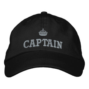 Kapten med krona logotyp broderad keps