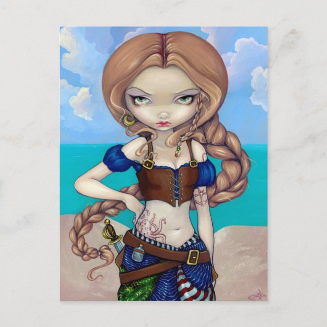 "Kapten Molly Morgan" Postcard Vykort (Framsida)