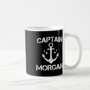 Kapten Morgan Funny Birthday Personlig Surname Kaffemugg