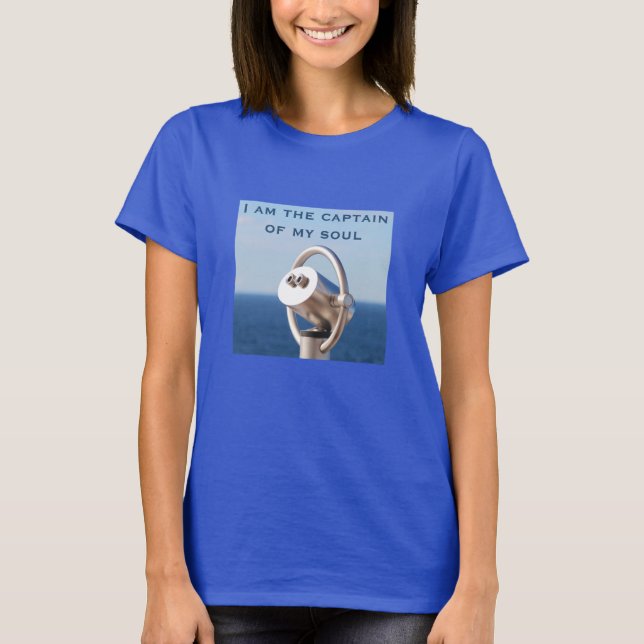 Kapten (mörk) T-Shirt (Framsida)