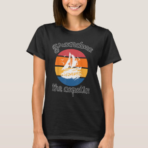 Kapten Morma Sailing Boat Life på kaptenen. T Shirt