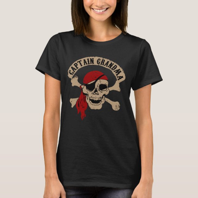 Kapten Mormor Tee Shirt (Framsida)