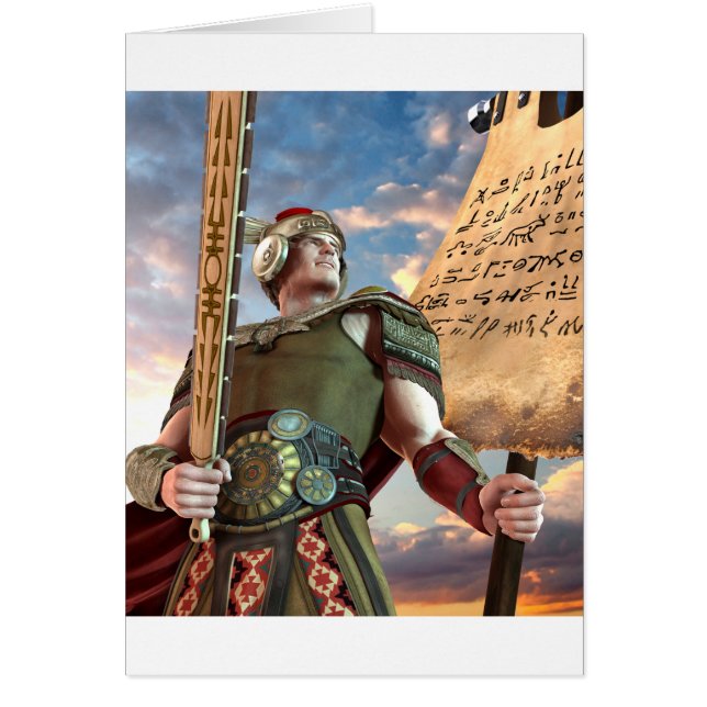 Kapten Moroni Hälsningskort (Framsidan)