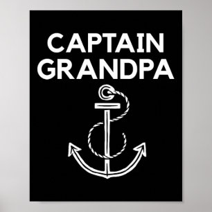 Kapten Morpa! Båt och segling Poster
